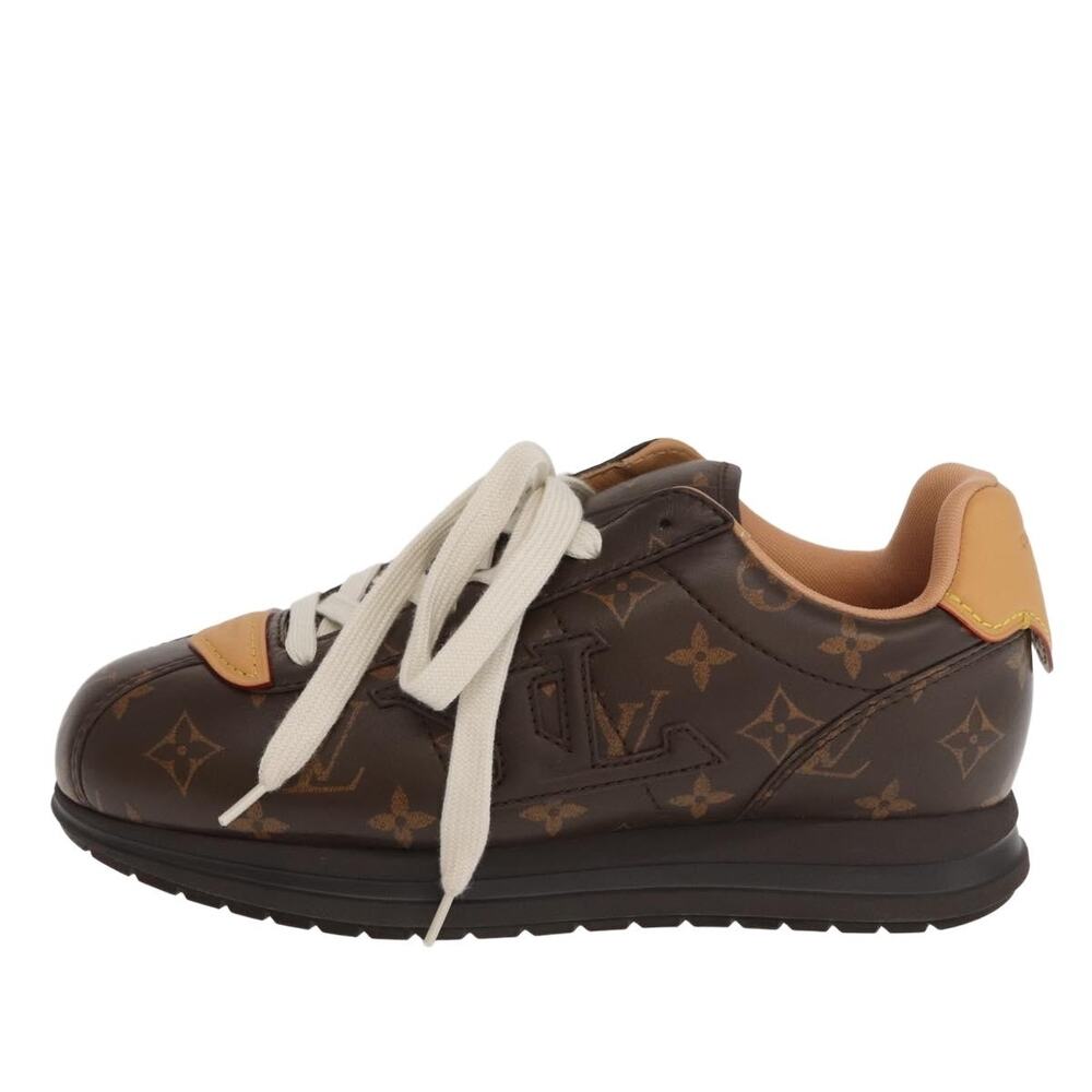 Louis Vuitton Monogram Pattern LV Butter Soft Sneakers 1aikvd Brown